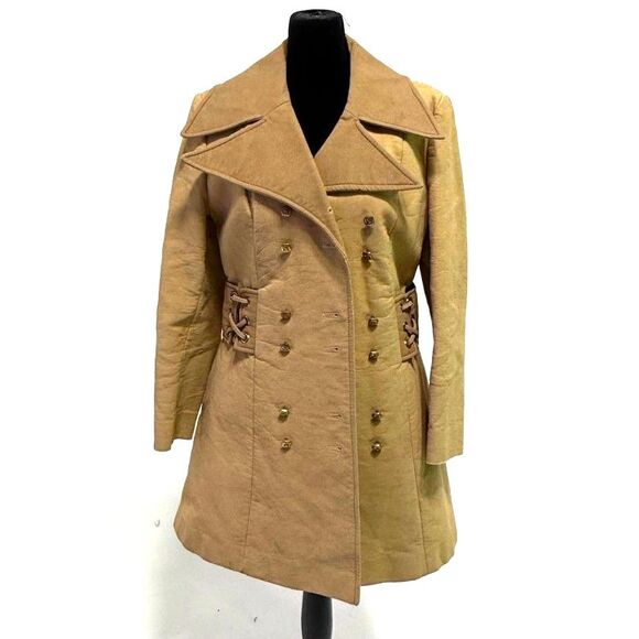 Modern Juniors vintage 60s tan made in USA pirate coat - Picture 1 of 11